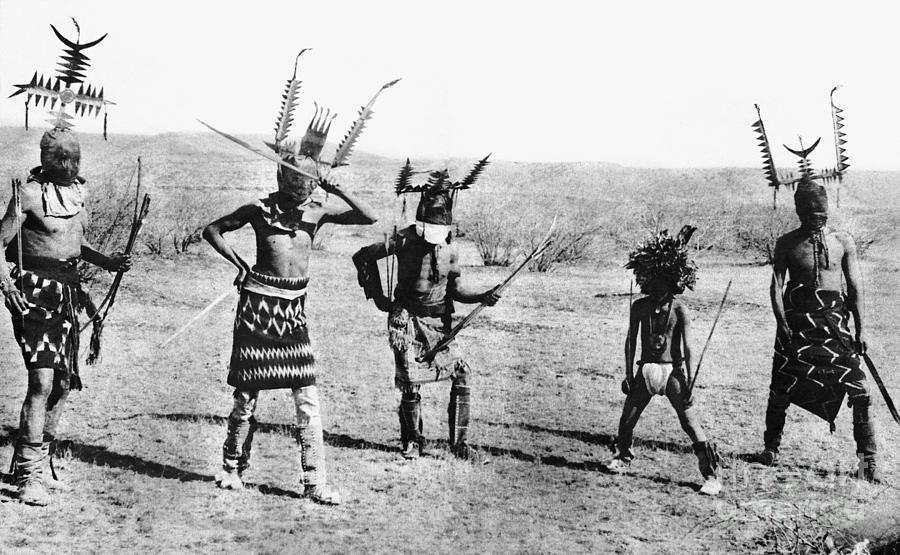 Apache Dance, 1889 Photograph by Granger