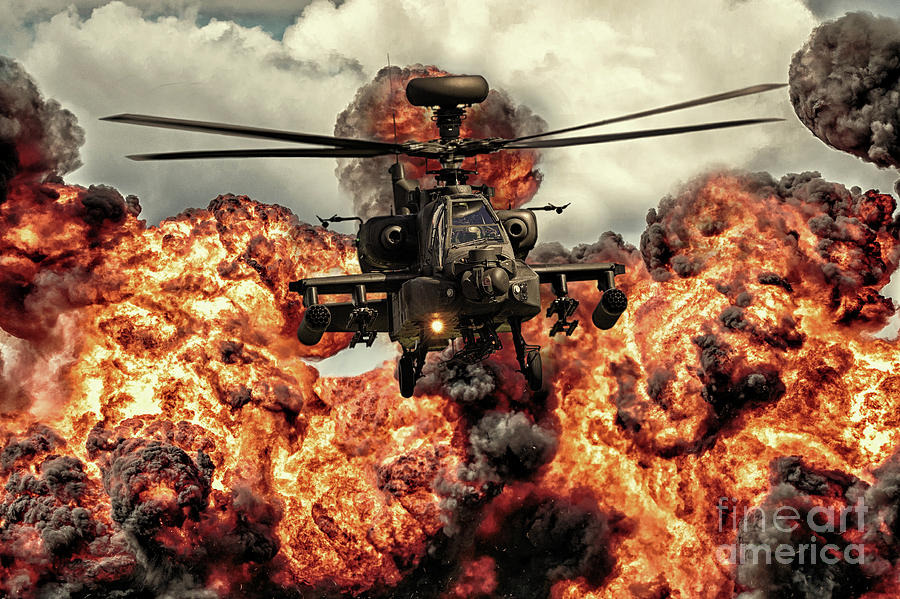 Apache Hellfire Digital Art by Airpower Art