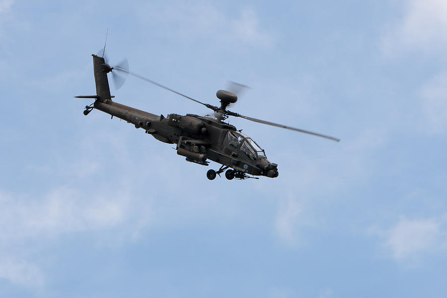 Apache in flight Photograph by Chris Marrison - Fine Art America