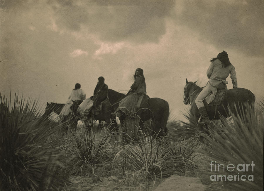 Apache Indians By Edward S. Curtis Photograph by Science Source