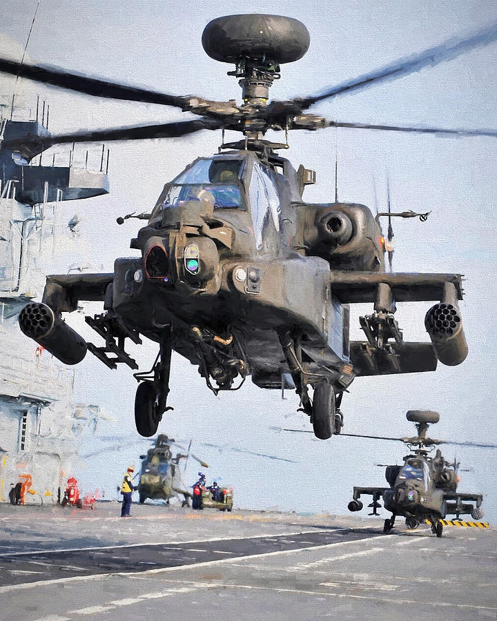 Apache Landing Digital Art by Roy Pedersen