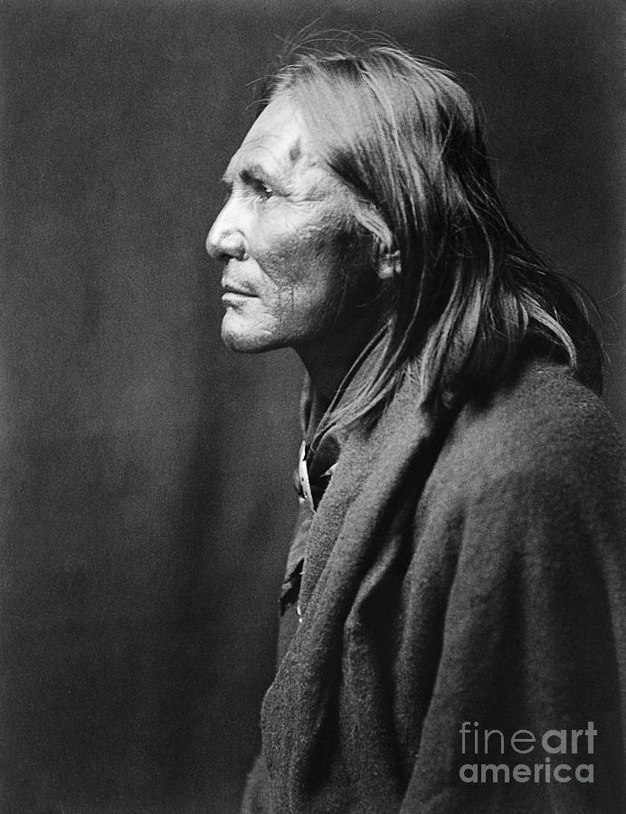 APACHE MAN, c1906 Painting by Granger