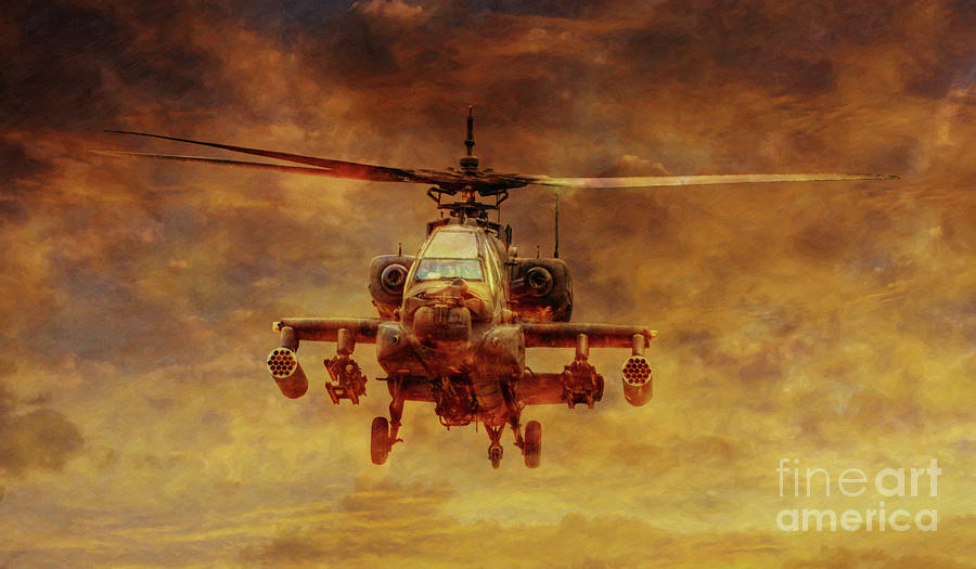 Apache Sunset Digital Art by Randy Steele