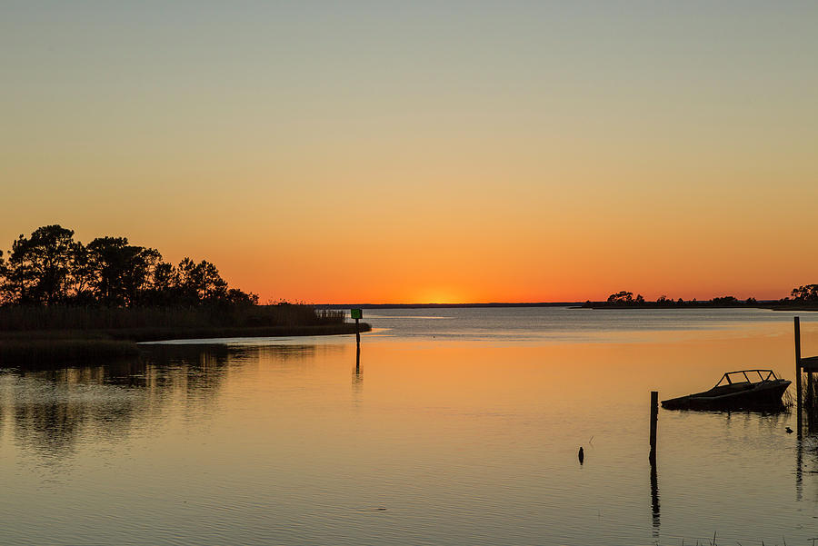 Apalachicola Bay Sunset Photograph by Jurgen Lorenzen | Fine Art America