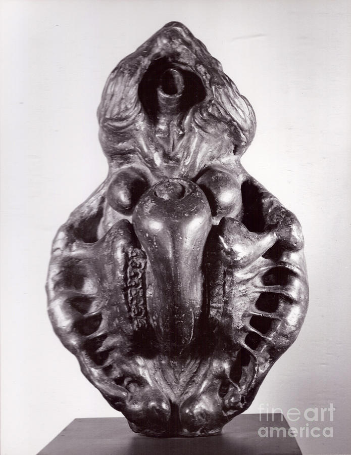 Ape Mother IIi Sculpture by Robert F Battles