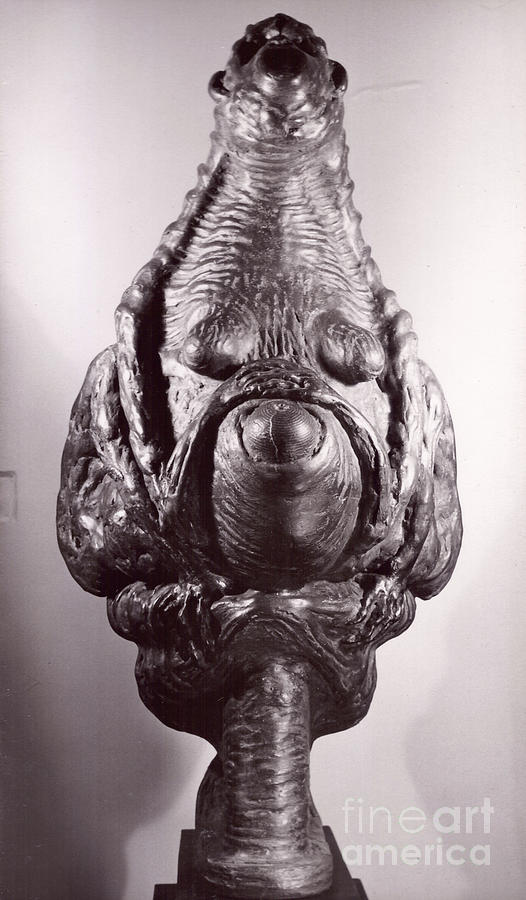 Ape Mother Sculpture by Robert F Battles