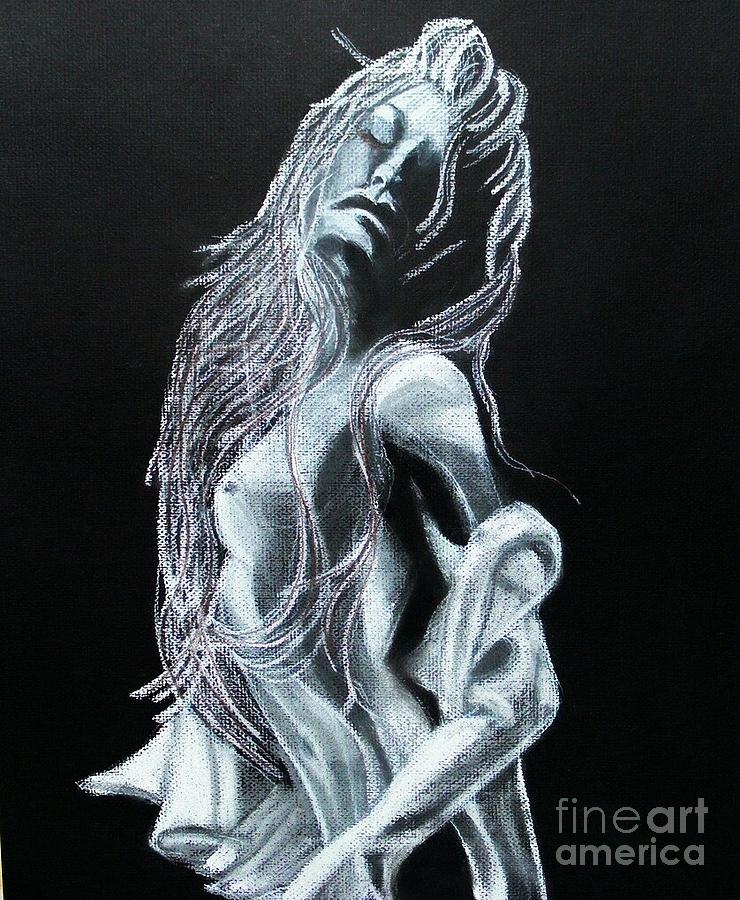 Figure Pastel - Aphrodite by Kim  Rahal 