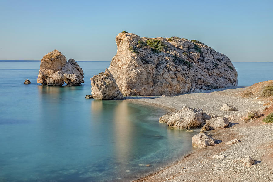 Beach Photograph - Aphrodites Rock - Cyprus by Joana Kruse