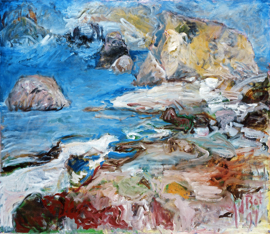 Aphrodites Rock Painting by Joan De Bot Aphrodites Rock Painting by Joan De Bot