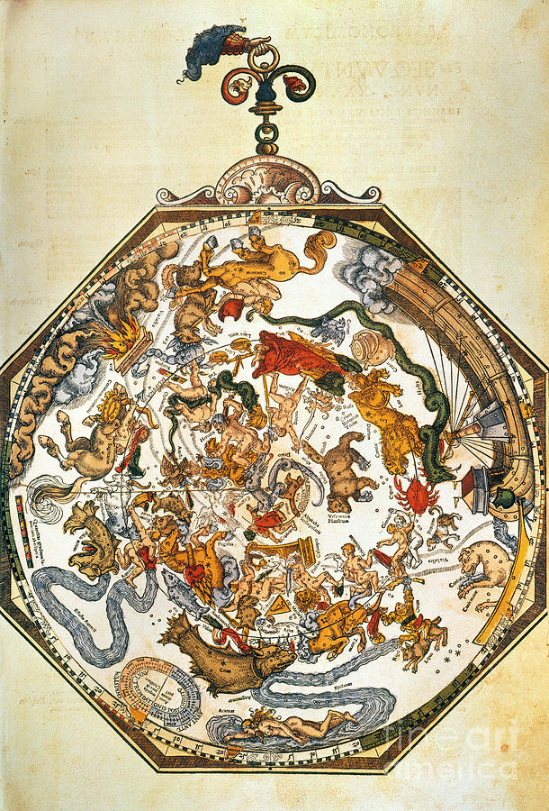 Apians Zodiac, 1540 Photograph by Granger