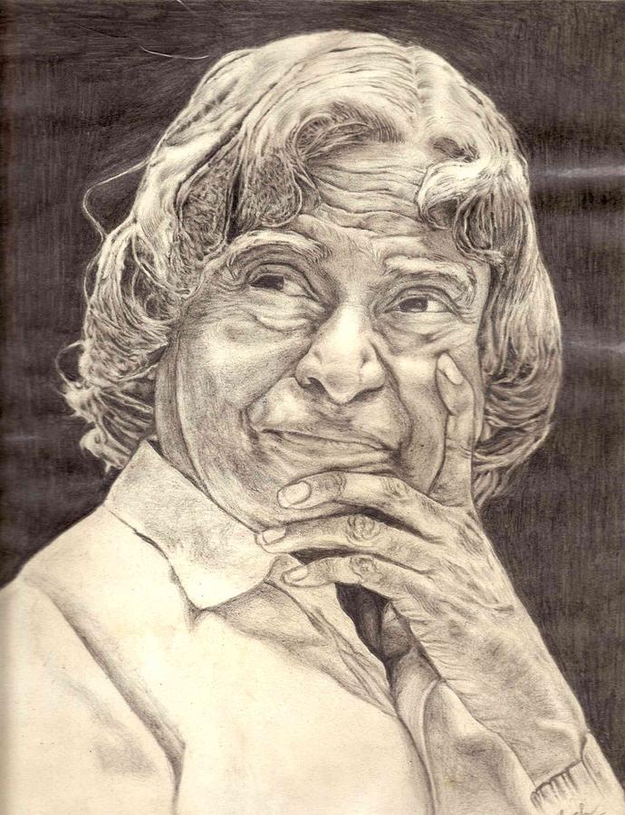 A.p.j. Abdul Kalam Pencil Drawing at Rs 8000/piece | Narayana Reddy Layout  | Bengaluru | ID: 15005366230