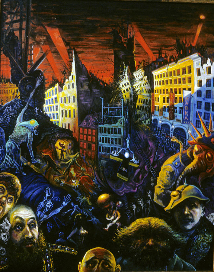 Apocalypse Painting by Ari Roussimoff