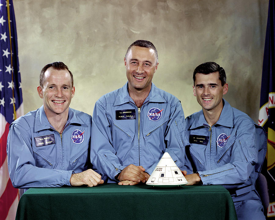 Apollo 1 Prime Crew  Photograph by Paul Fearn