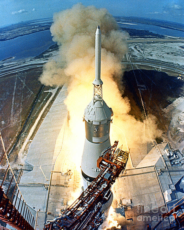 Apollo 11 Launch Photograph by NASA  Science Source