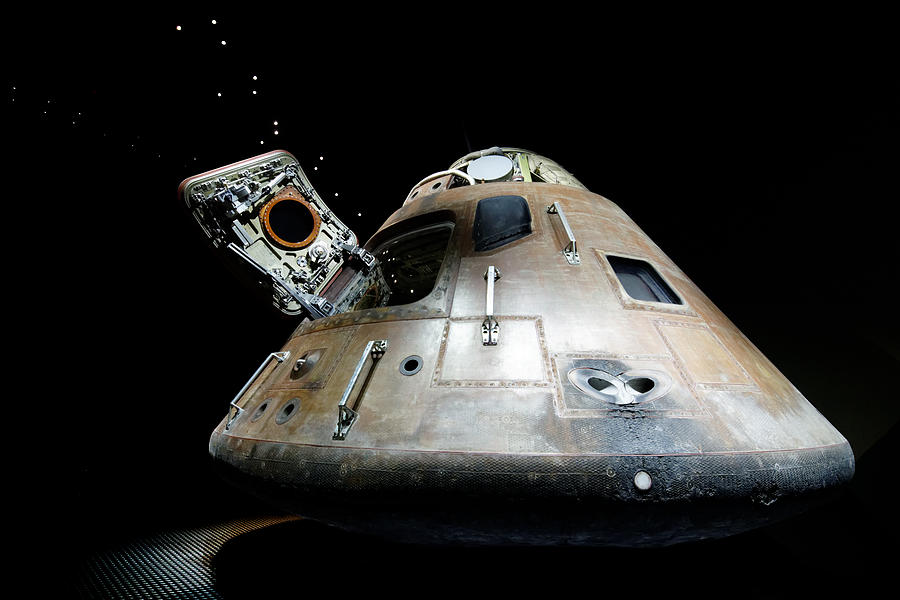 Chariot to the Moon -- Apollo 14 Command Module at Kennedy Space Center, Florida Photograph by Darin Volpe