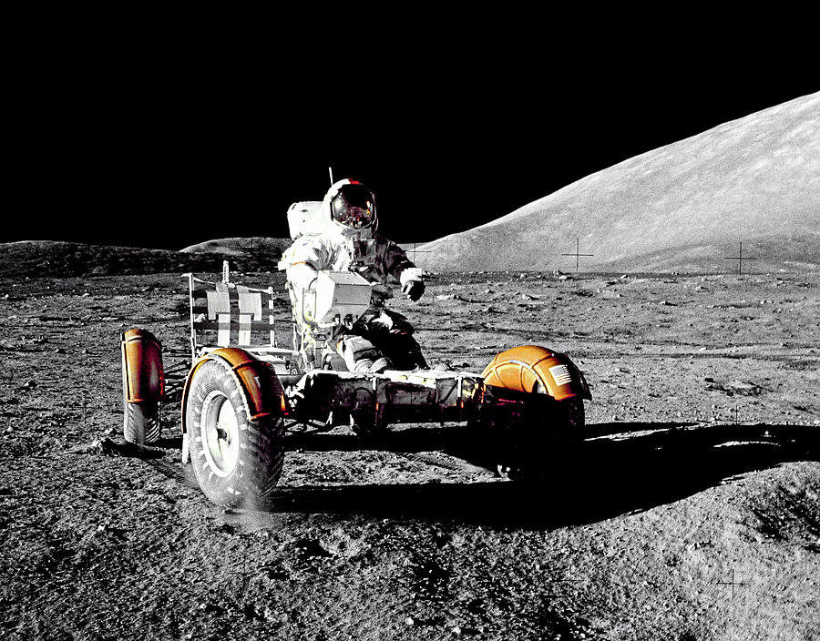 Apollo 17 Lunar Roving Vehicle Photograph by Weston Westmoreland
