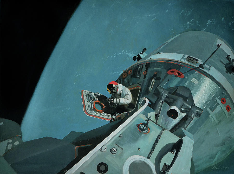 Space Painting - Apollo by Arild Amland