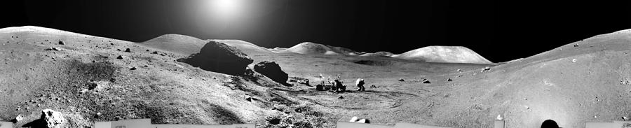 Apollo Misson, Lunar Panoramas, Nasa 7 Painting