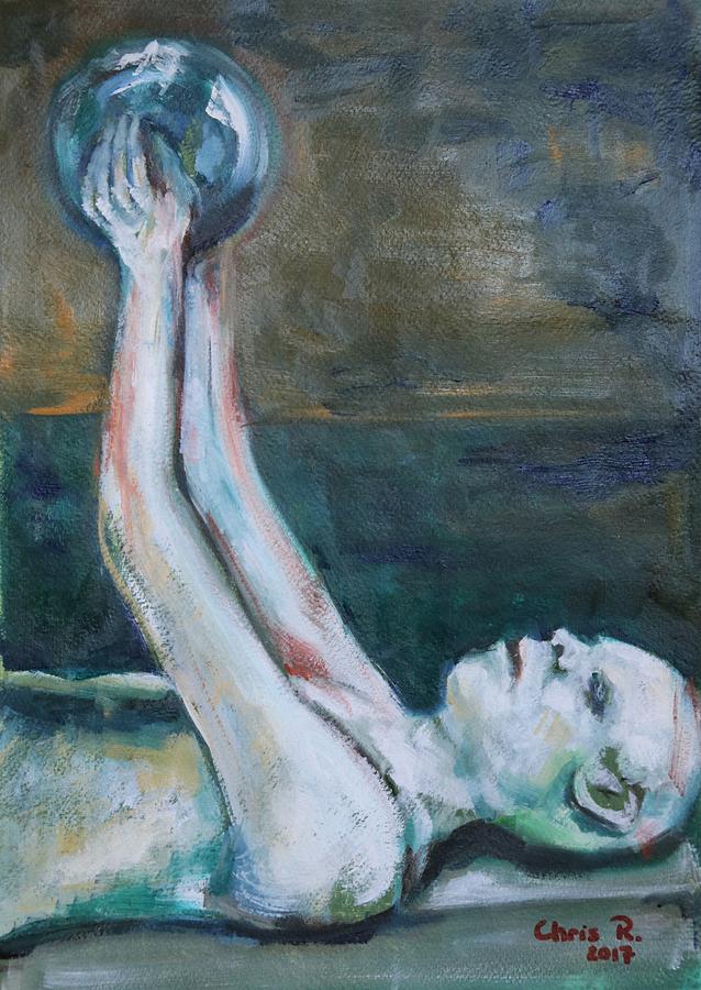 Apollo in Agony Painting by Christel Roelandt