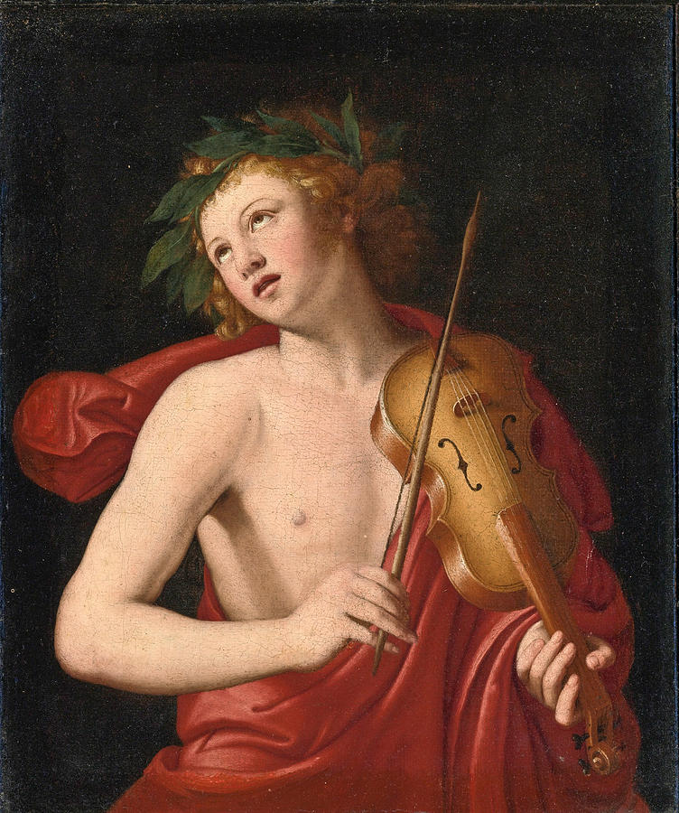 Violin Painting - Apollo by Sassoferrato