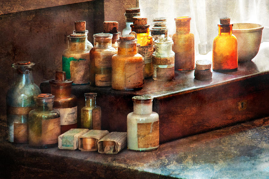 Apothecary - Chemical Ingredients  Photograph by Mike Savad