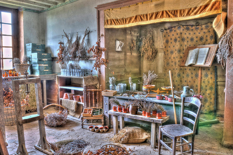 Basket Photograph - Apothecary by Jan Carr