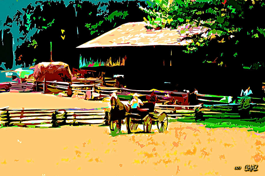 Appalachia Carriage Ride Painting by CHAZ Daugherty