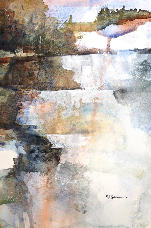 Appalachian Falls Painting by Robert Yonke