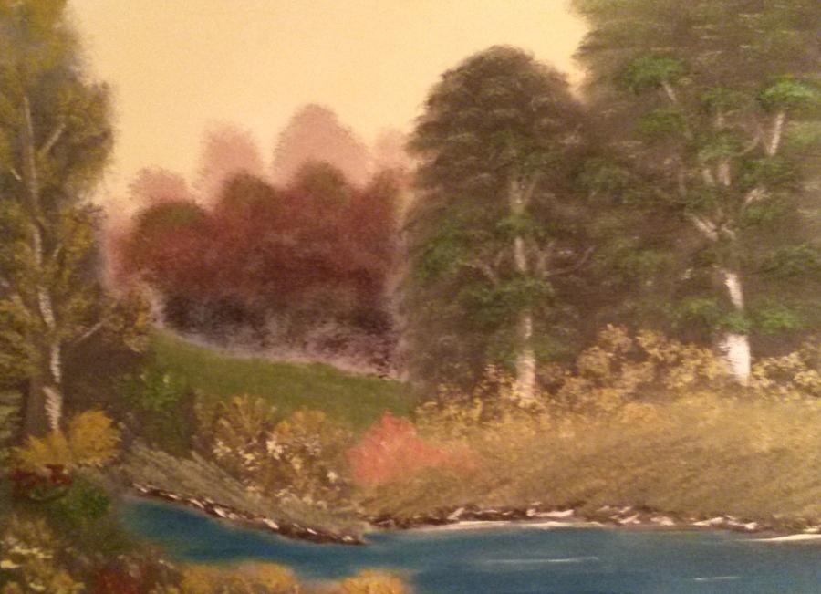 Mountain Painting - Appalachian Meadow 140 by Lee Bowman