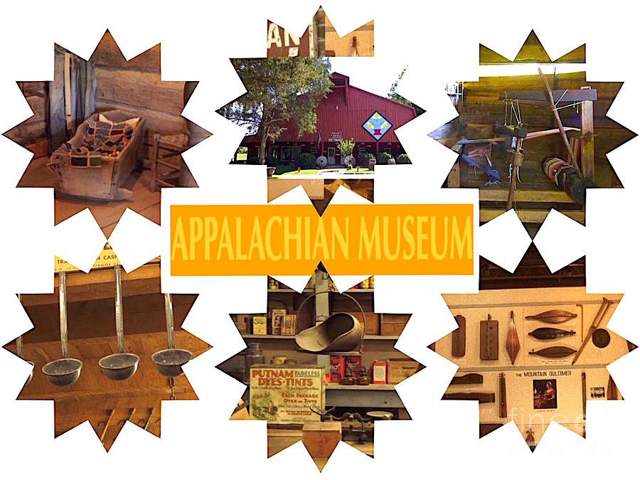 Appalachian Museum Pattern Design Digital Art by Karen Francis