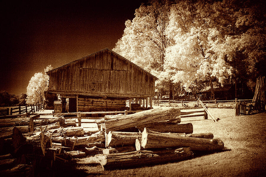 Appalachian saw mill Photograph by Paul W Faust - Impressions of Light