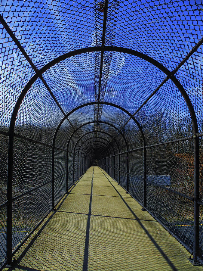 Appalachian Trail in Maryland I-70 Footbridge Photograph by Raymond Salani III