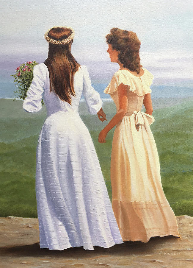 Appalachian Wedding Day Painting by Richard Ginnett