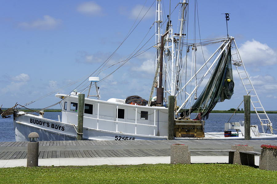 Fish Photograph - Appalachicola Shrimp Boat by Laurie Perry