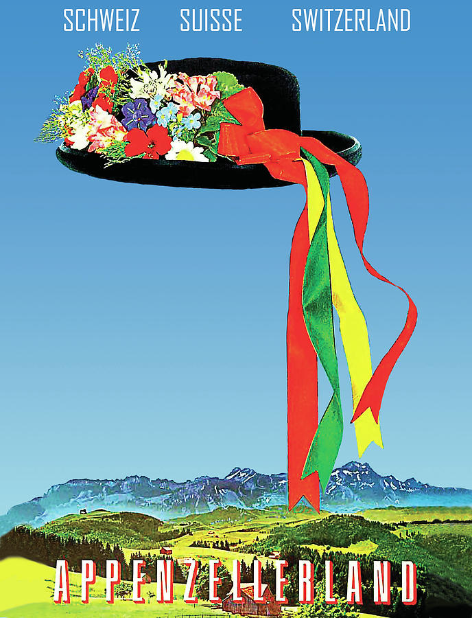 Appenzellerland hat Painting by Long Shot