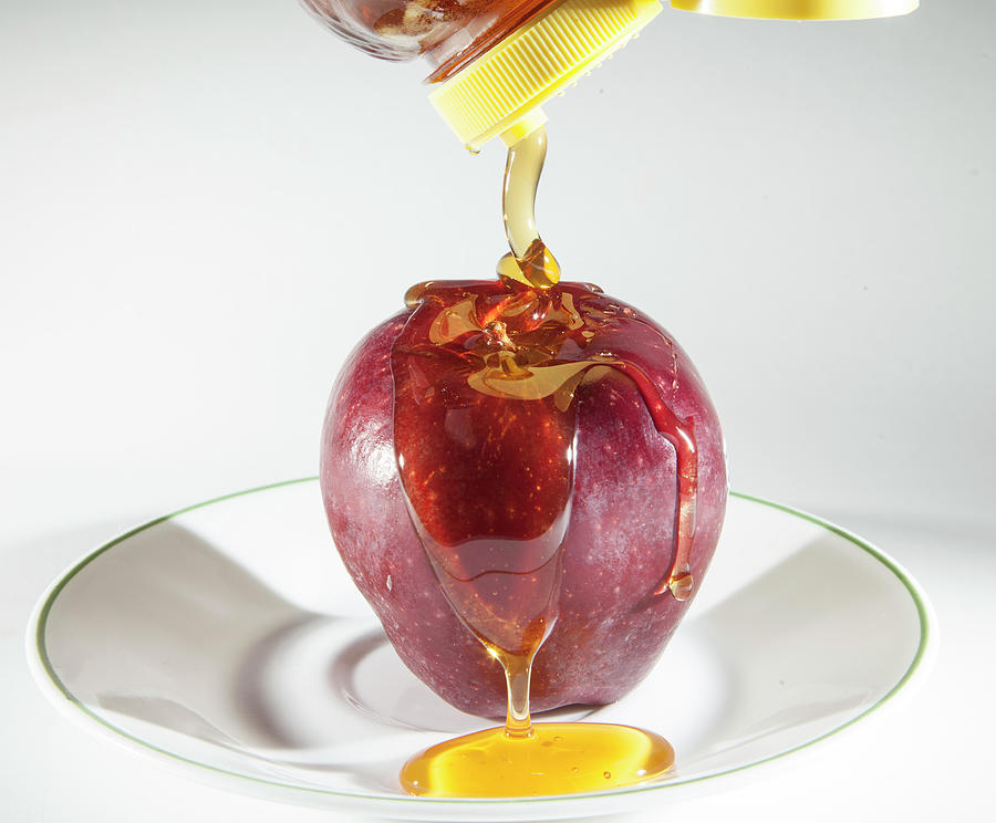 Apple Photograph - Apple and Honey by Mason Resnick