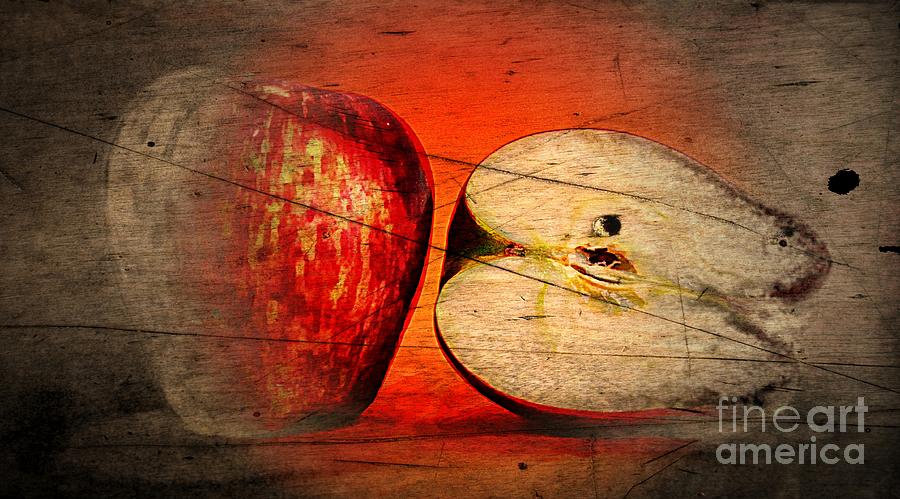 Apple Art Photograph by Clare Bevan