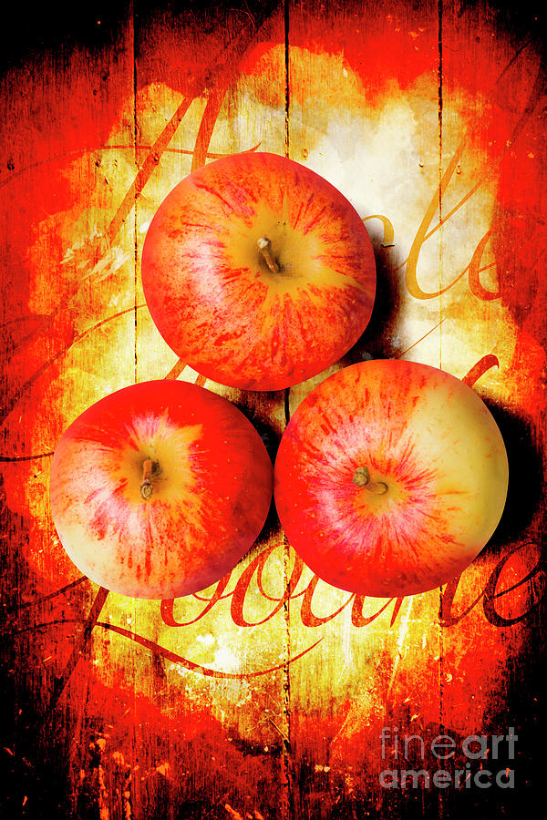 Apple barn artwork Digital Art by Jorgo Photography