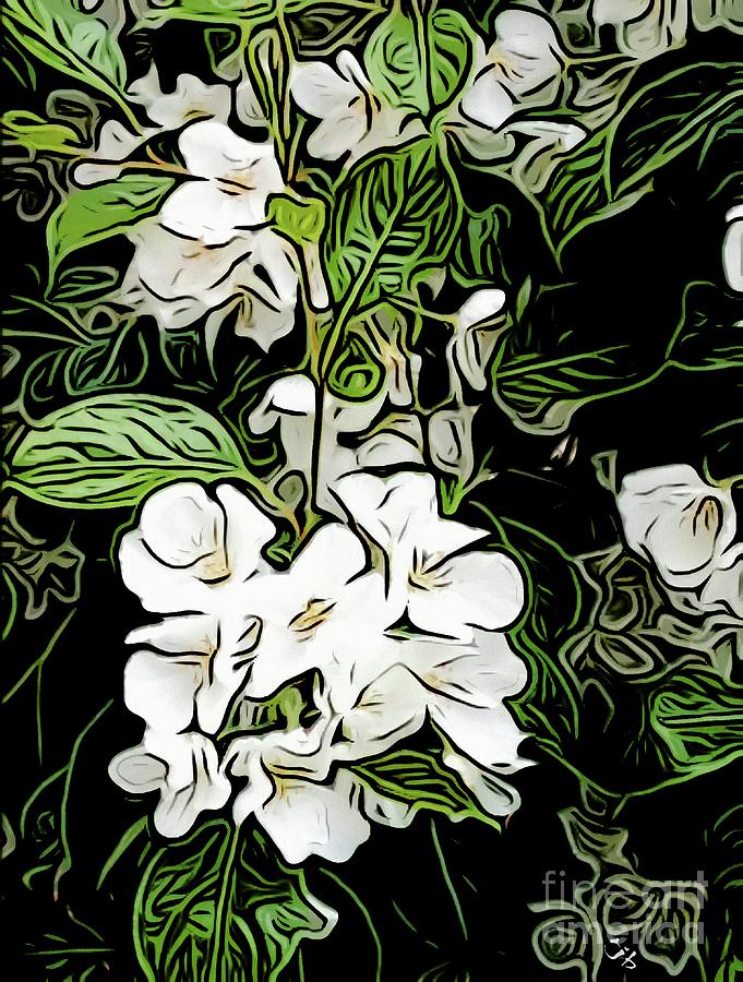 Apple Digital Art - Apple Blossom 1 by Ronald Bissett