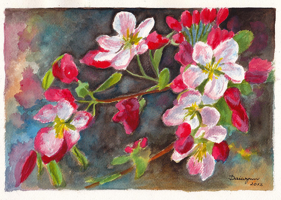 Apple Blossom 2 Painting by Dai Wynn
