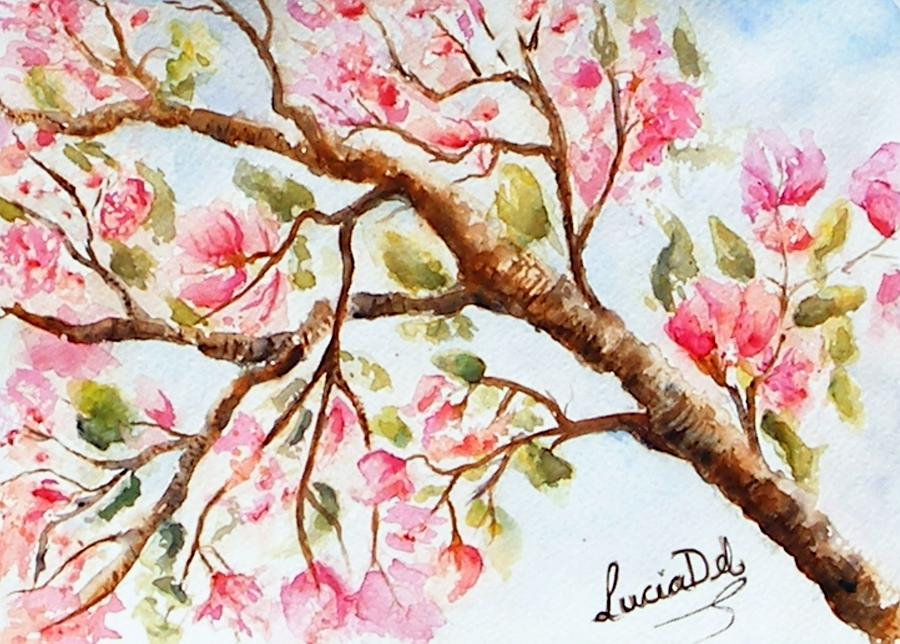 Tree Painting - Apple Blossom by Lucia Del