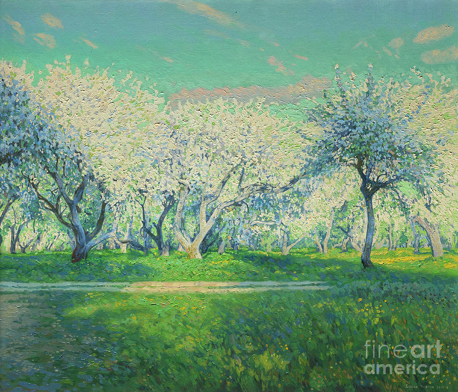 Apple Blossom Painting