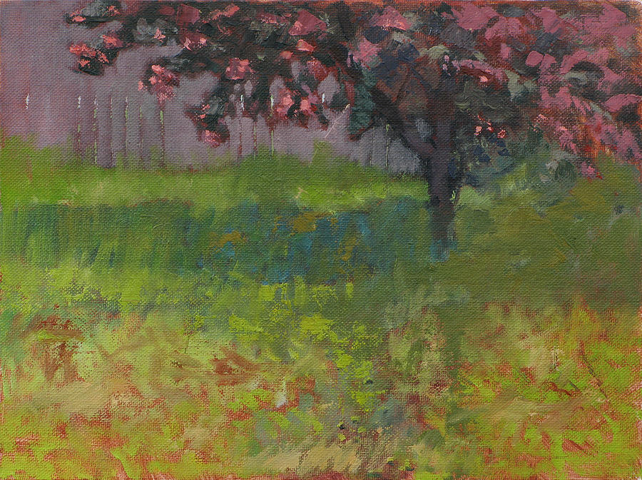 Apple Blossoms Painting by Robert Bissett