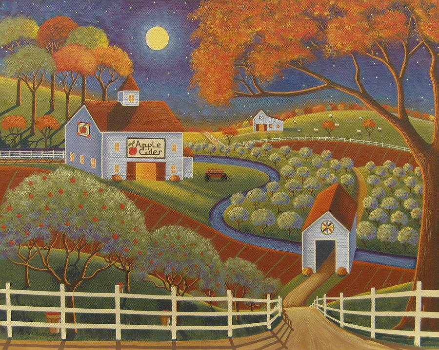 Apple Cider Hill Painting by Mary Charles | Fine Art America