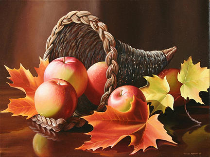 Apple Cornucopia Painting by Varvara Harmon Pixels