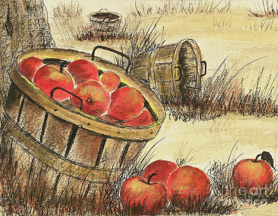 Apple Harvest Painting by Pati Pelz