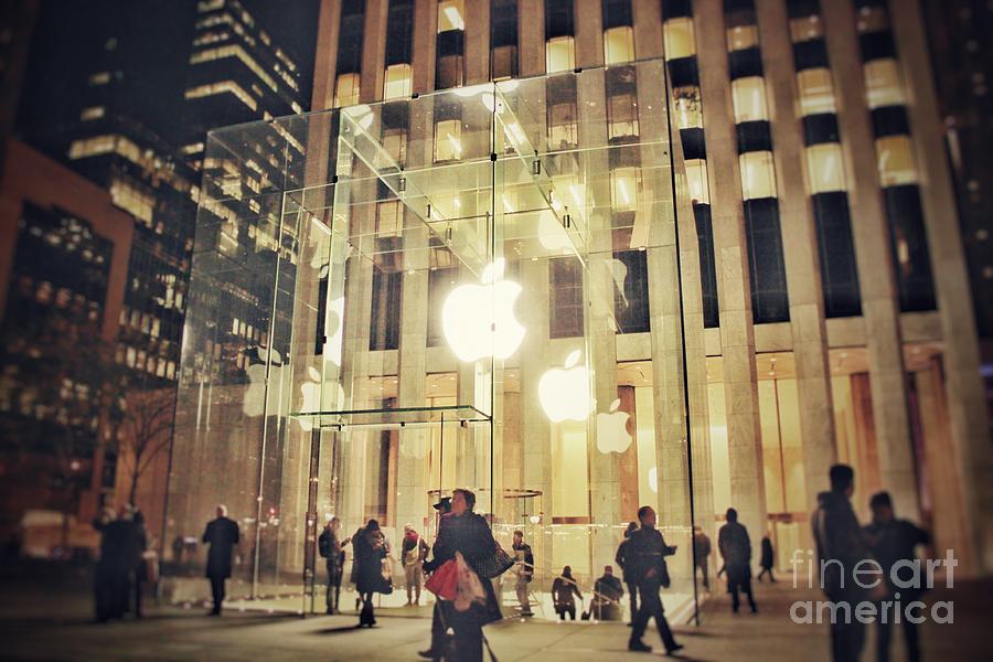 Apple glass Photograph by HELGE Art Gallery