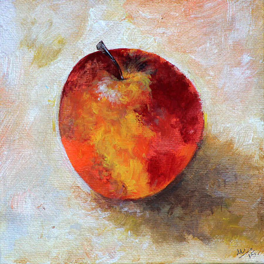 Apple Painting By Mrunal Limaye Pixels   Apple Mrunal Limaye 