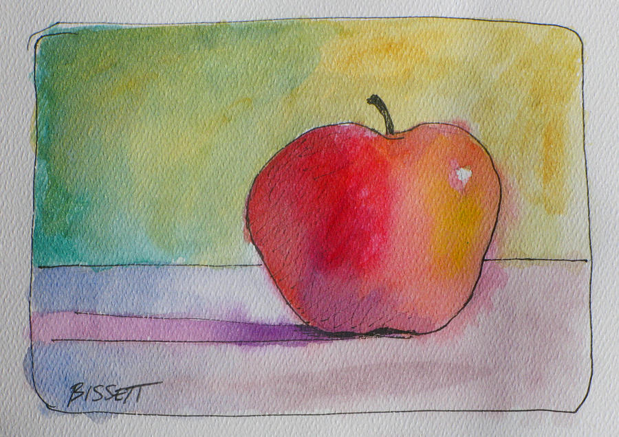 Apple Painting by Robert Bissett