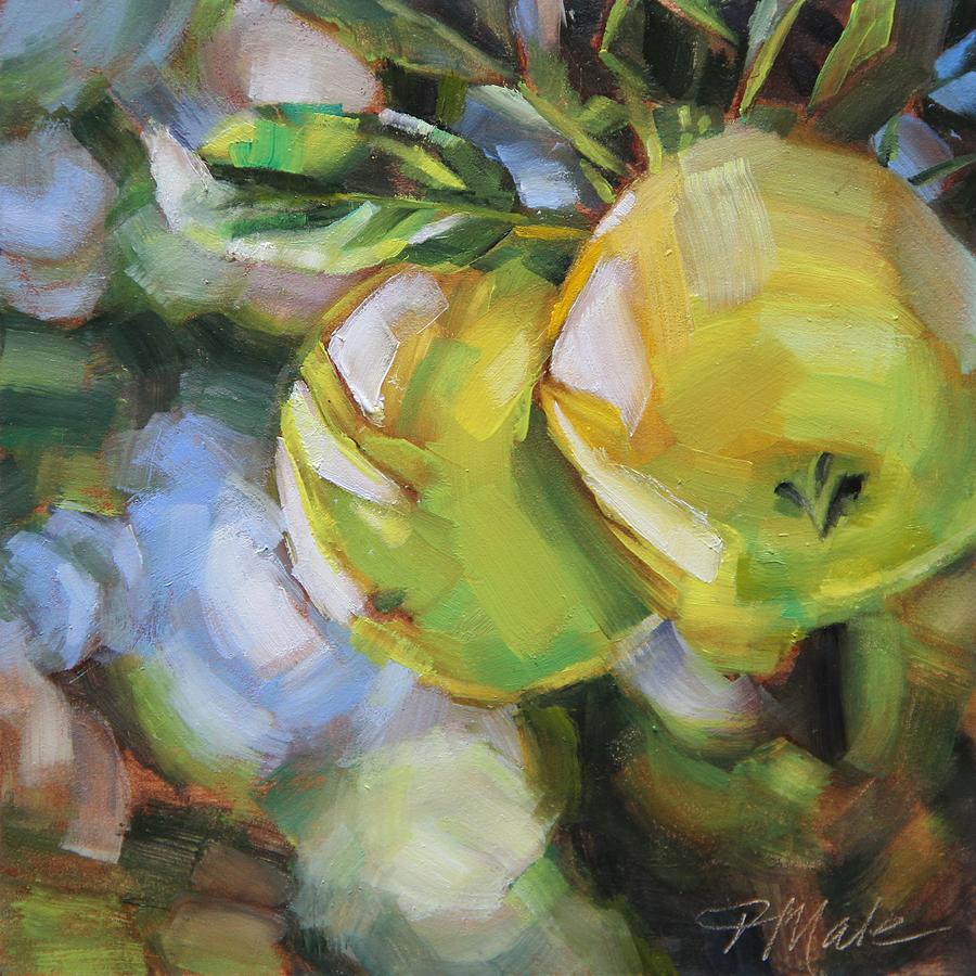 Apple Tree Painting by Tracy Male